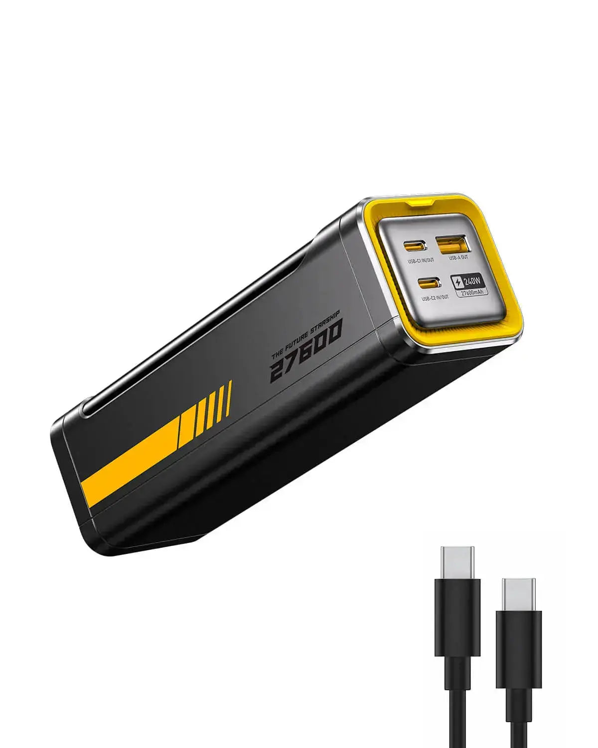 [Discount Price$119 ]AOHI The Future Starship 240W 27,600mAh LED Display Power Bank with 140W C-C Cable AOHI