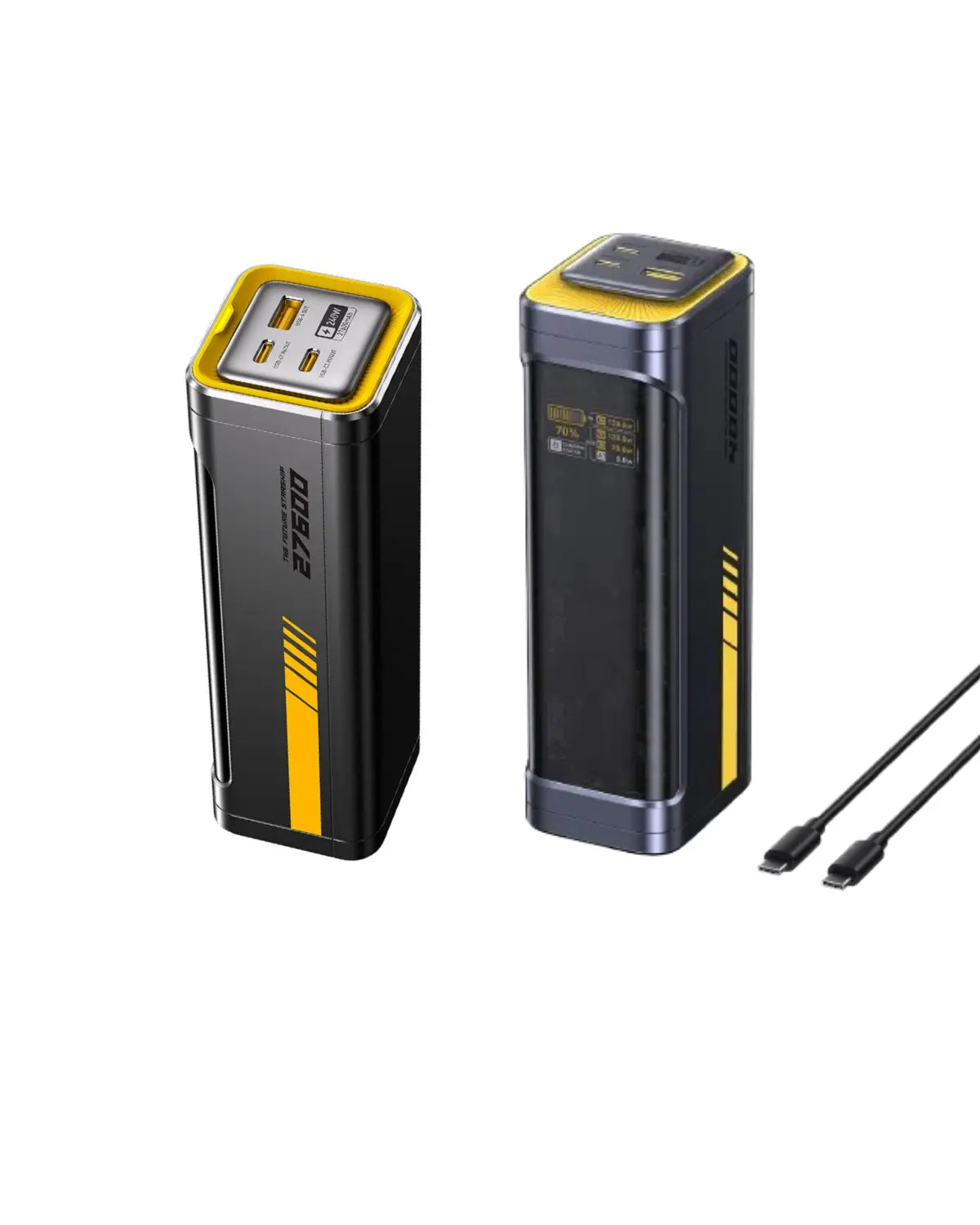 AOHI The Future Starship 240W 27,600mAh LED Display Power Bank with Starship 2-in-1 40000mAh 140W Power Bank AOHI