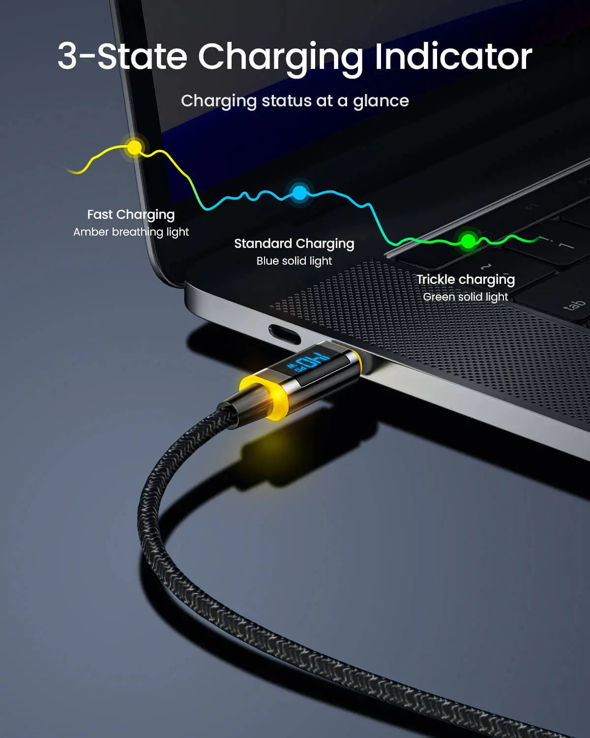 AOHI Starship 40,000mAh Power Bank 140W Charger with 3FT C-C Cable AOHI
