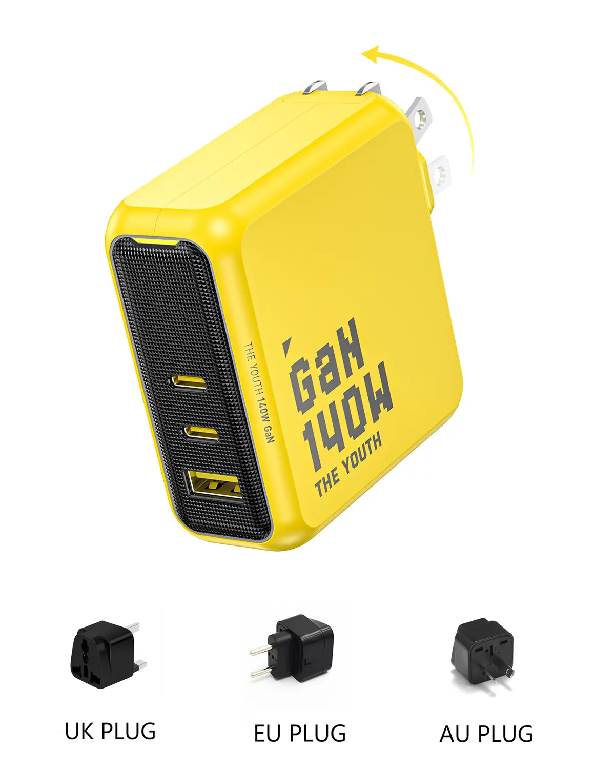 AOHI The Youth 140W PD3.1 GaN 3-Port Fast Charger AOHi