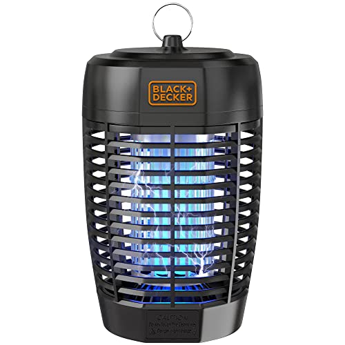 Black + Decker Bug Zapper- Mosquito Repellent Outdoor & Fly Traps for Indoors- Mosquito Killer & Fly Zapper - Gnat & Moth Traps for Home, Deck, Garden, Patio & More
