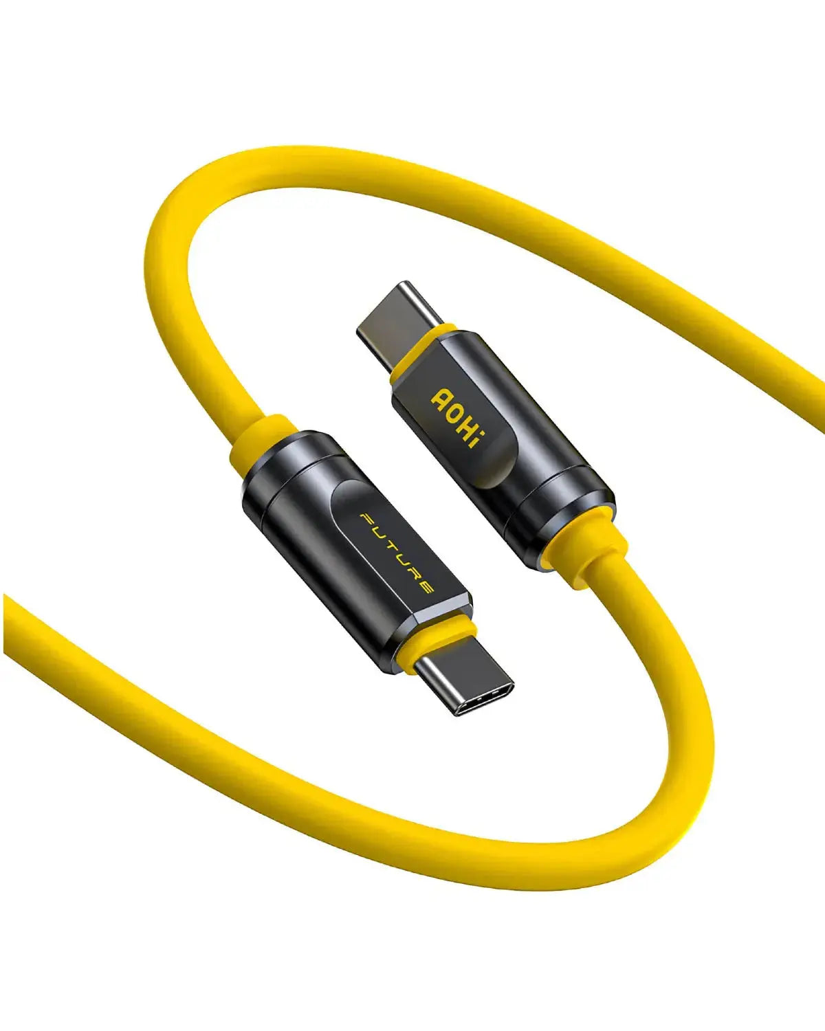 AOHI THE FUTURE Adonis USB4 2.0 240W USB-C to USB-C Cable 3.3FT (120Gbps/ 8K/ PD3.1/ Thunderbolt 5 Compatible) AOHi