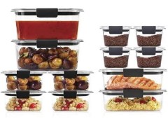 Rubbermaid Brilliance Storage Food Containers