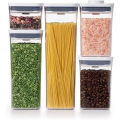 OXO Good Grips Five-Piece Pop Container Set