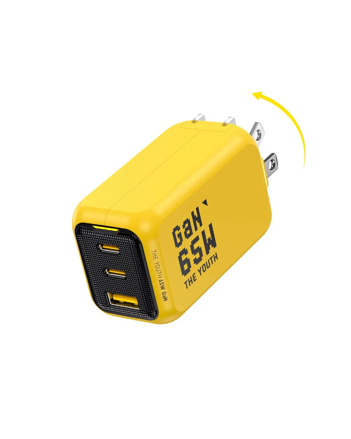 AOHI THE YOUTH PD/ PPS 65W GAN 3-Port Foldable Charger AODA INTERNATIONAL LIMITED